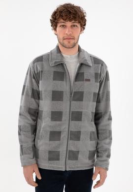 Erkek Antrasit Örme Hırka - 50290894007