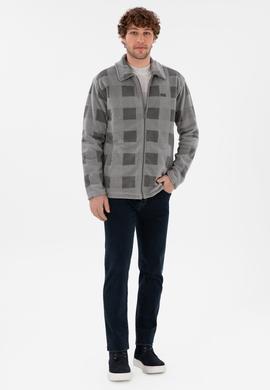 Erkek Antrasit Örme Hırka - 50290894007