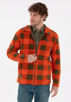 Erkek Haki Örme Hırka - 50290894017