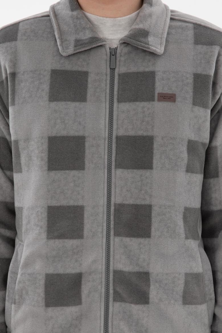 Erkek Antrasit Örme Hırka - 50290894007