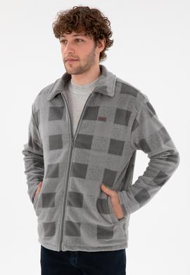 Erkek Antrasit Örme Hırka - 50290894007