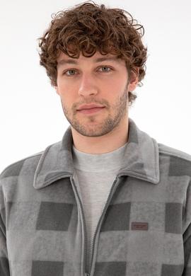 Erkek Antrasit Örme Hırka - 50290894007