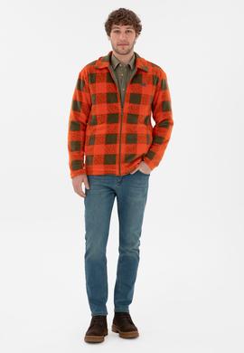 Erkek Haki Örme Hırka - 50290894017