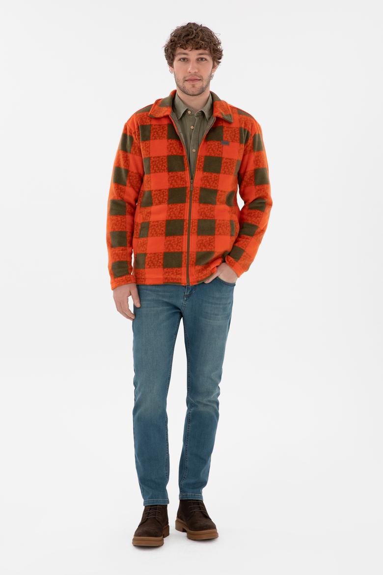 Erkek Haki Örme Hırka - 50290894017