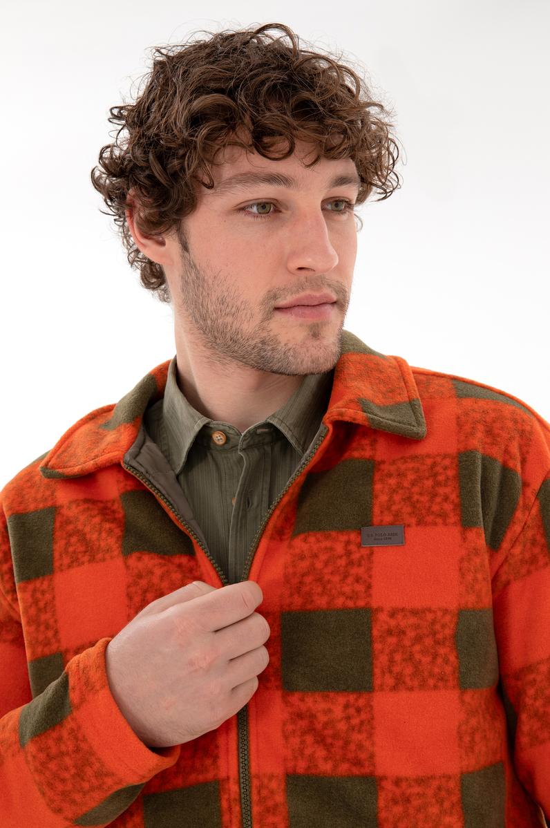 Erkek Haki Örme Hırka