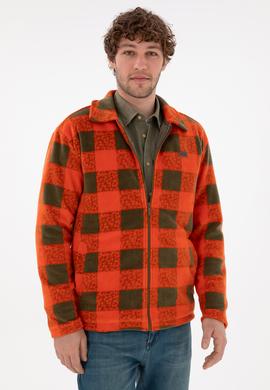 Erkek Haki Örme Hırka - 50290894017