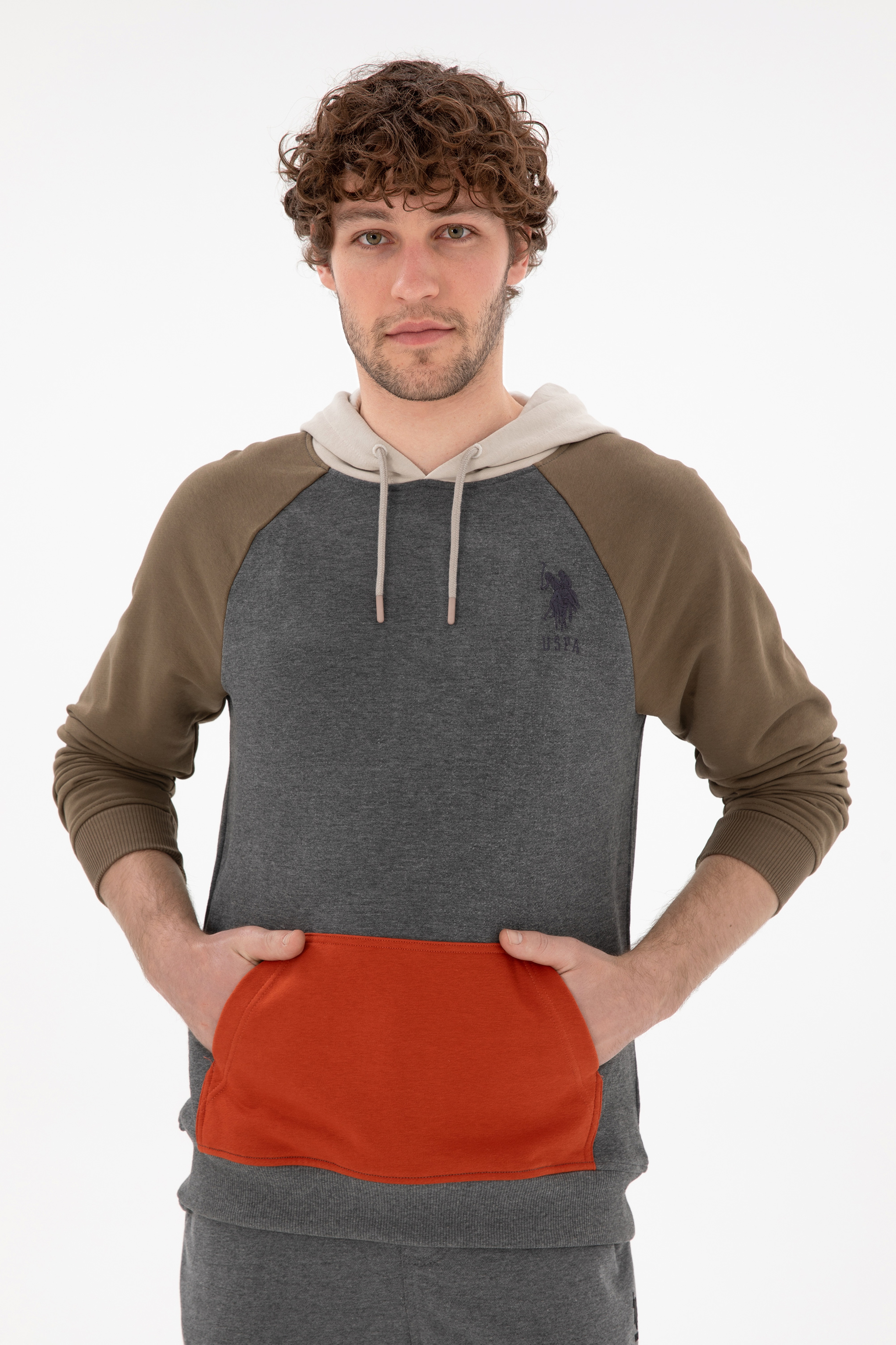 Erkek Antrasit Melanj Sweatshirt
