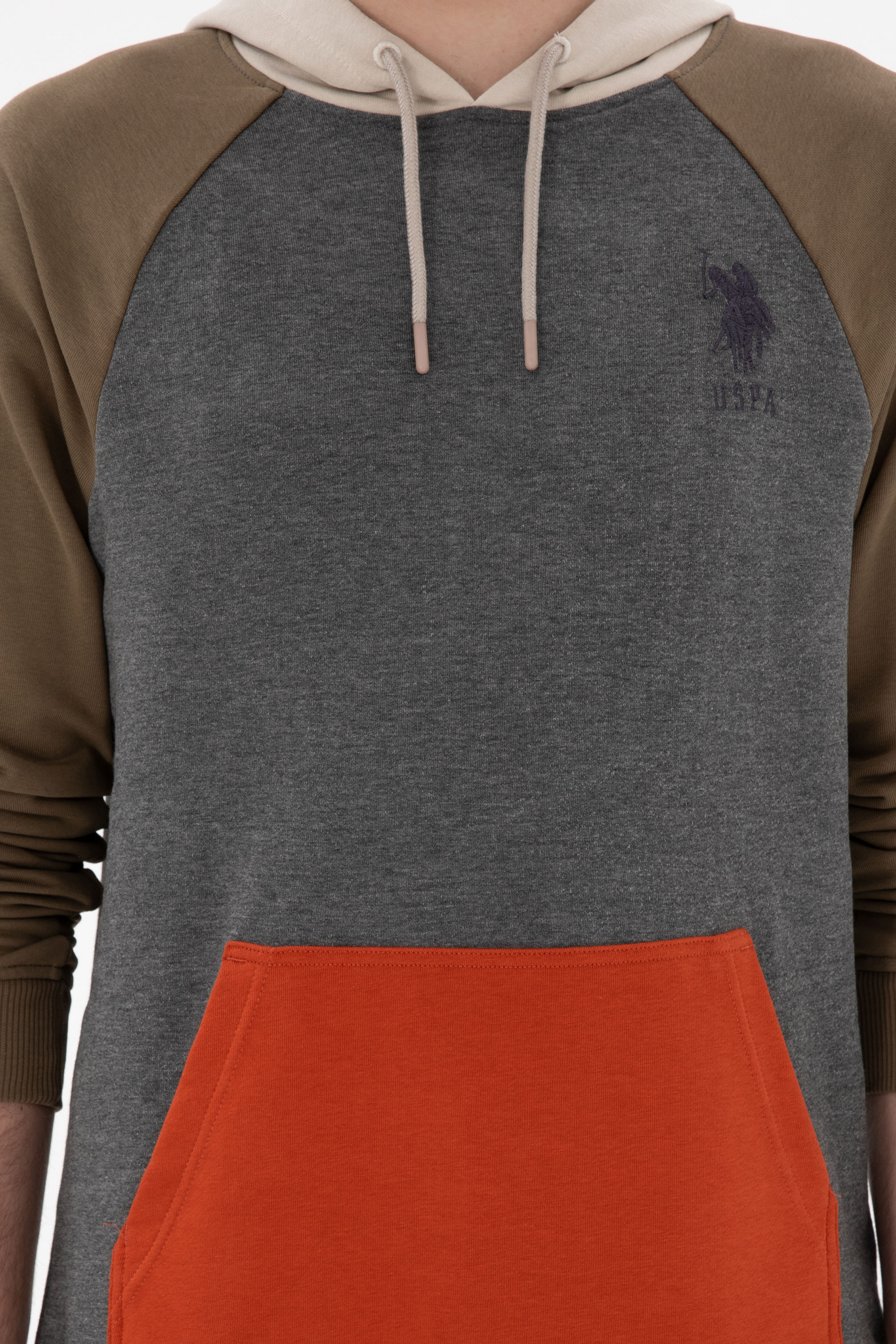Erkek Antrasit Melanj Sweatshirt - Image 6