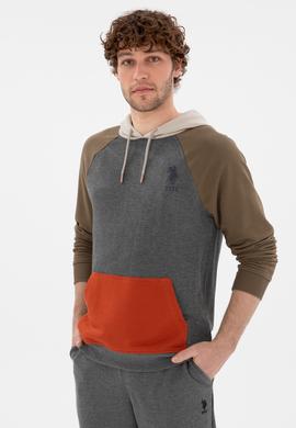 Erkek Antrasit Melanj Sweatshirt - 50291736019