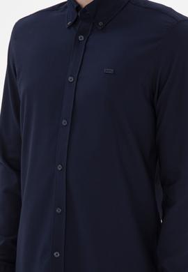 Erkek Lacivert Uzun Kollu Gömlek - 50292315007