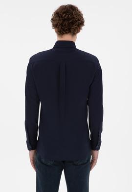 Erkek Lacivert Uzun Kollu Gömlek - 50292315007