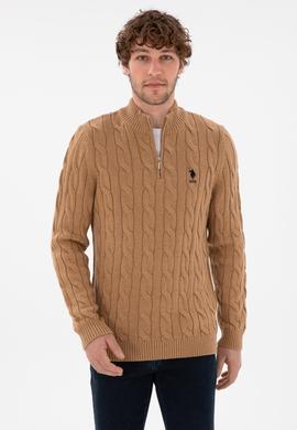 Erkek Camel Melanj Kazak - 50297020014