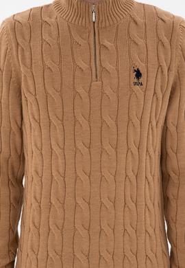 Erkek Camel Melanj Kazak - 50297020014