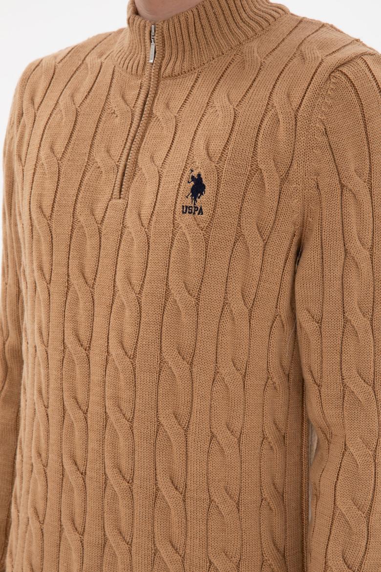 Erkek Camel Melanj Kazak - 50297020014