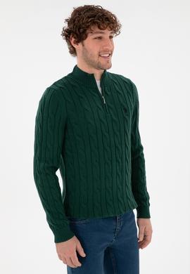 Erkek Koyu Yeşil Kazak - 50297020020