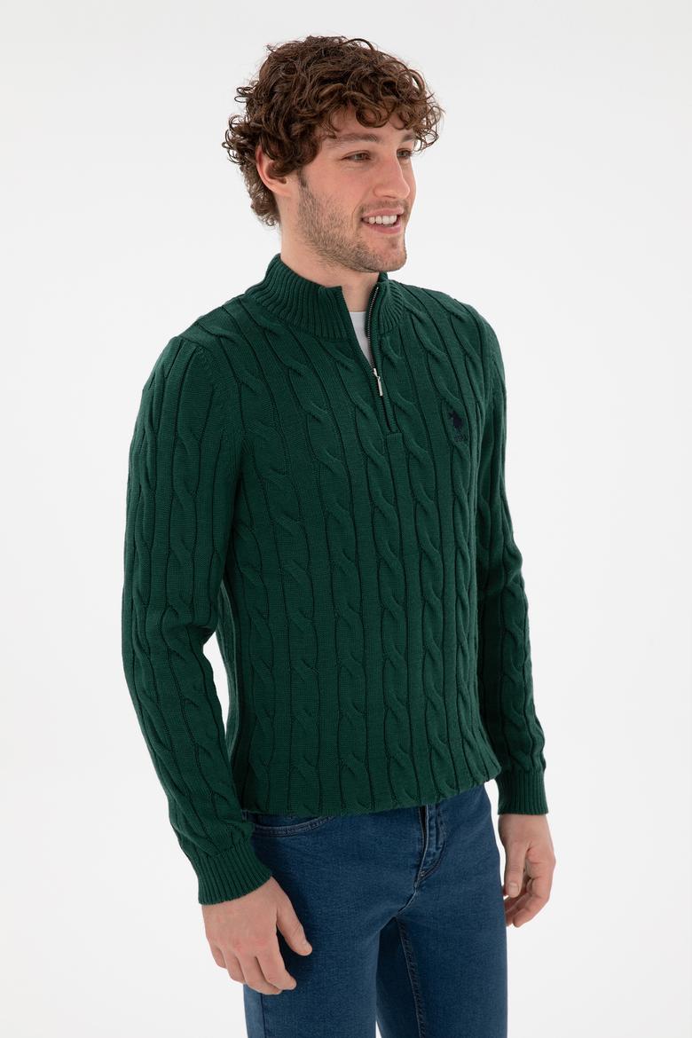 Erkek Koyu Yeşil Kazak - 50297020020