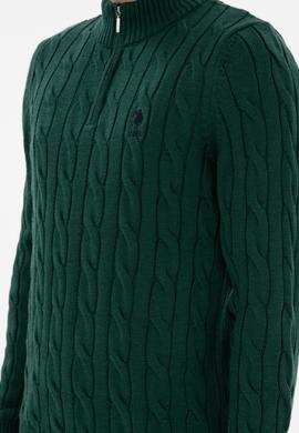 Erkek Koyu Yeşil Kazak - 50297020020