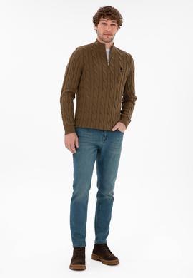 Erkek Haki Kazak - 50297020048