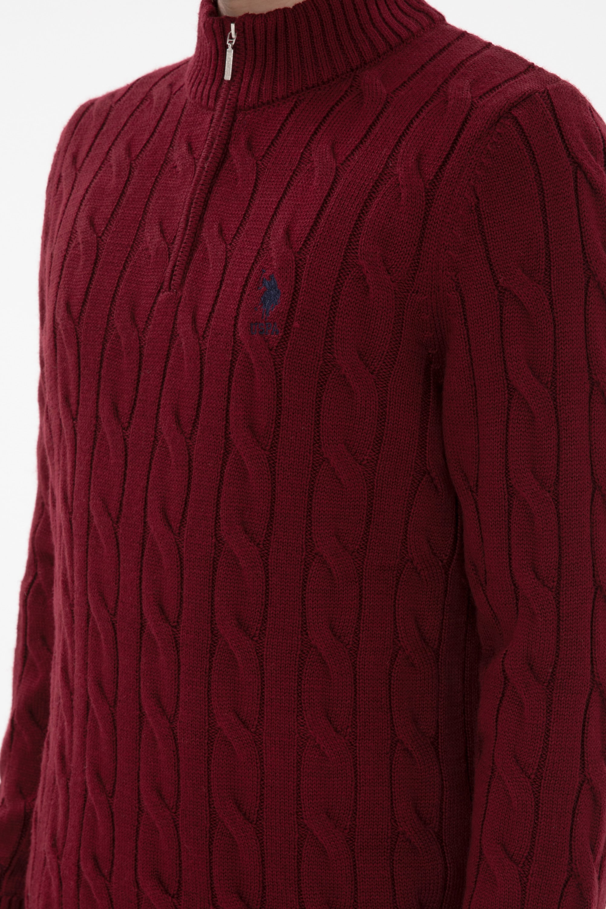 Erkek Bordo Kazak