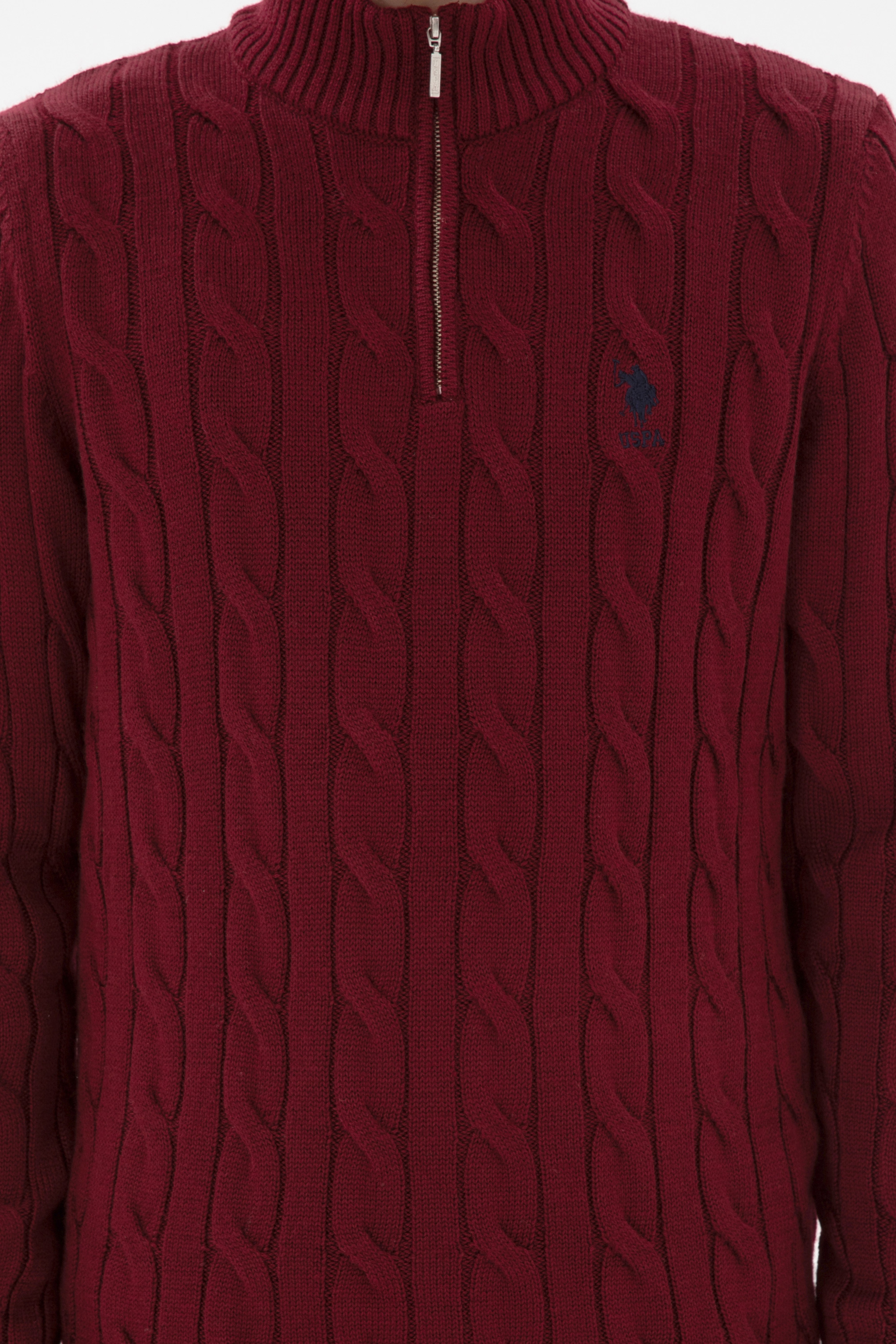 Erkek Bordo Kazak - Image 6