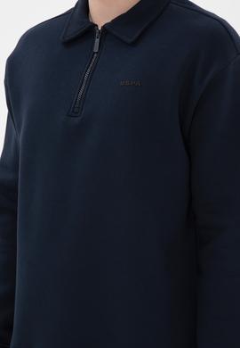 Erkek Lacivert Basic Sweatshirt - 50298265031