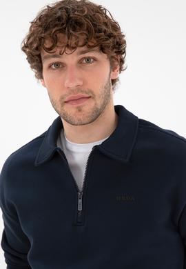 Erkek Lacivert Basic Sweatshirt - 50298265031