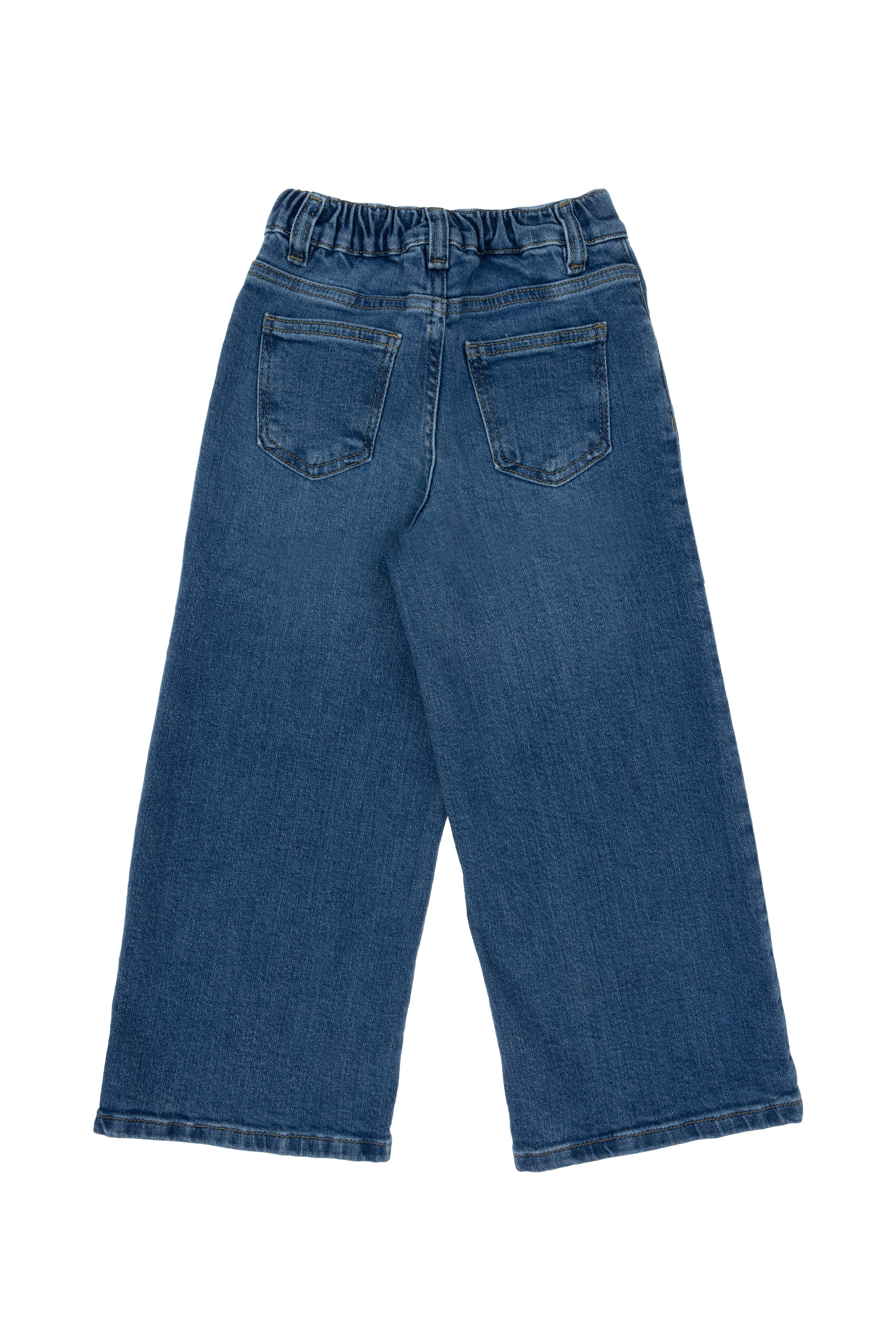Kız Çocuk Mavi Flare Fit Jean Pantolon