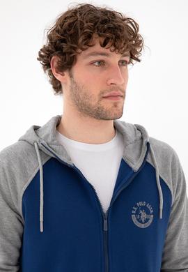 Erkek İndigo Örme Hırka - 50293396003