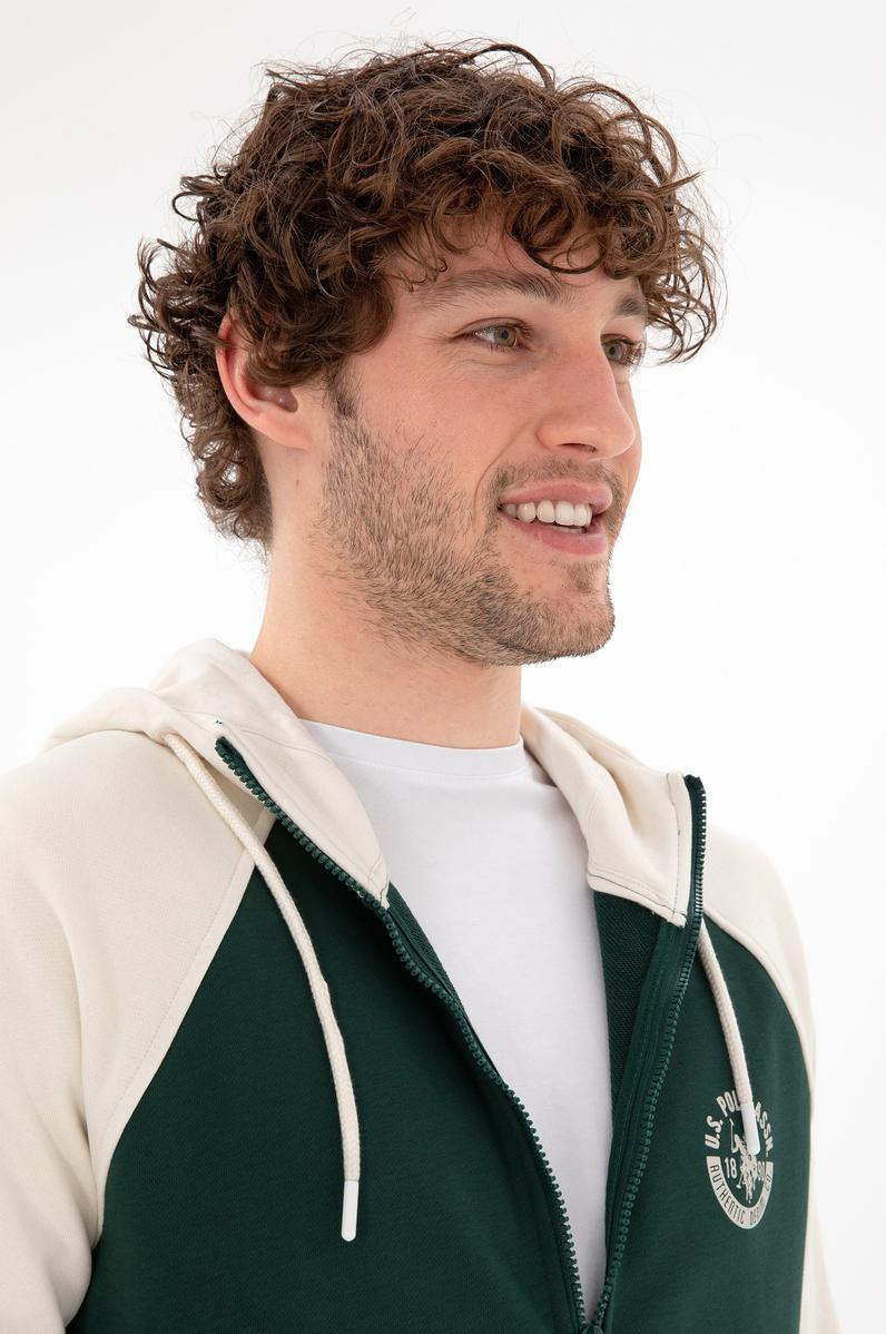 Erkek Koyu Yeşil Örme Hırka