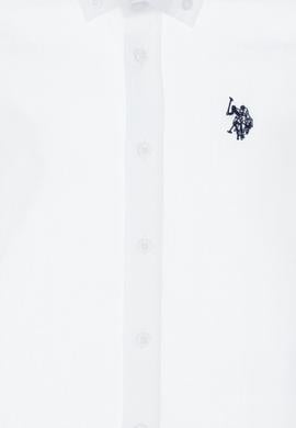 Erkek Çocuk Beyaz Uzun Kollu Basic Gömlek - 50306583006