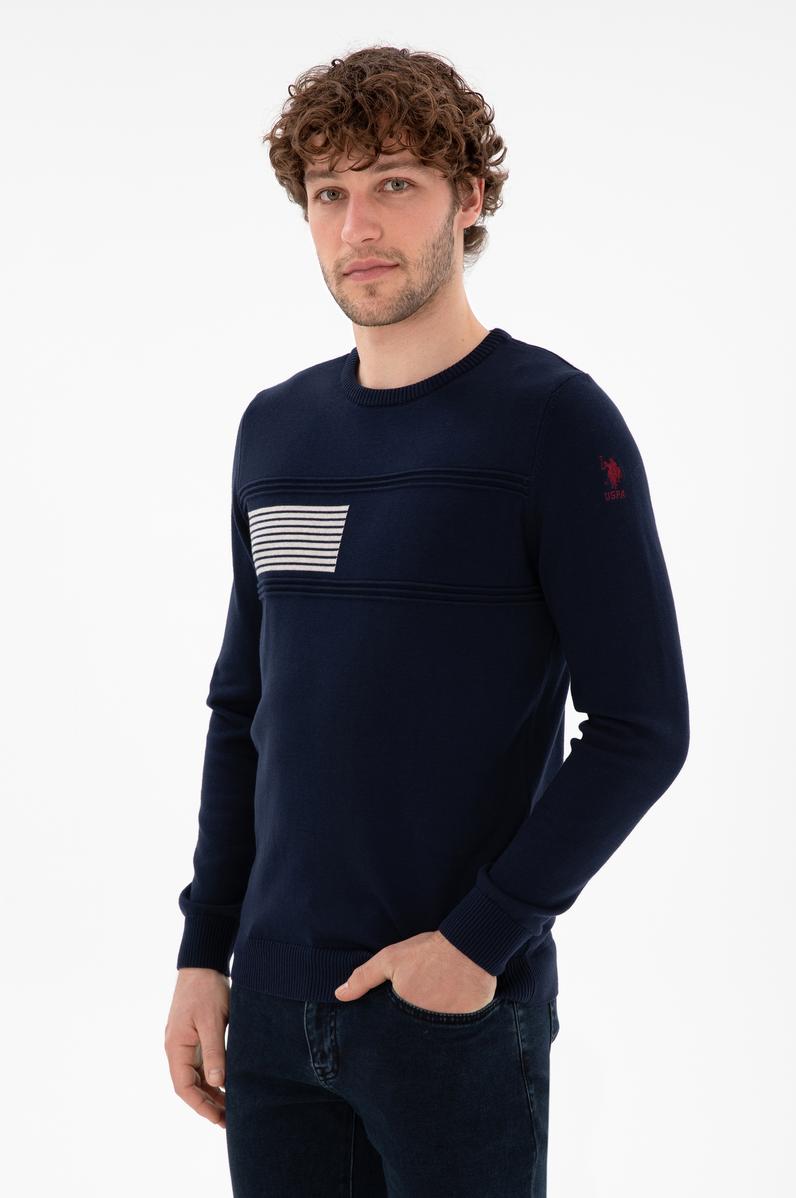 Erkek Lacivert Kazak