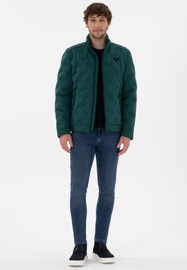 Erkek Koyu Yeşil Mont - 50290791035