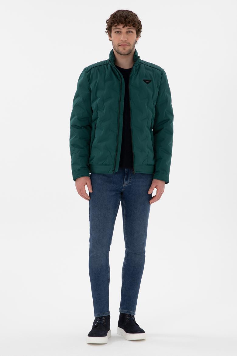 Erkek Koyu Yeşil Mont - 50290791035