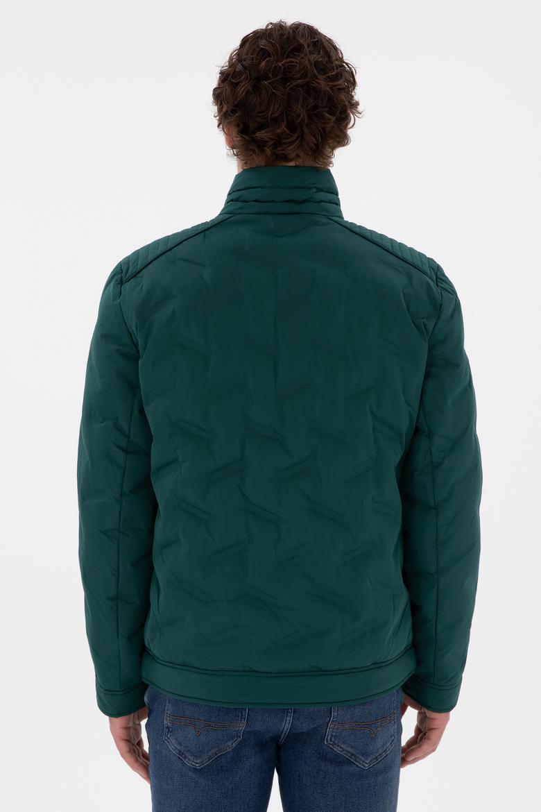 Erkek Koyu Yeşil Mont - 50290791035