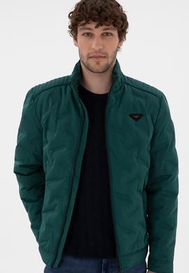 Erkek Koyu Yeşil Mont - 50290791035