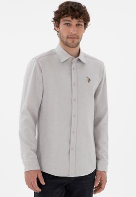 Erkek Taş Uzun Kollu Gömlek - 50291394016