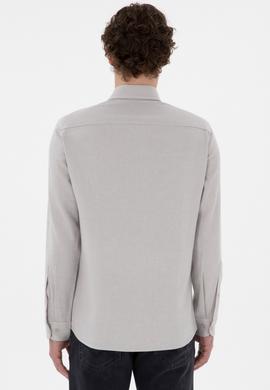 Erkek Taş Uzun Kollu Gömlek - 50291394016