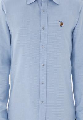 Erkek Açık Mavi Uzun Kollu Gömlek - 50291394005