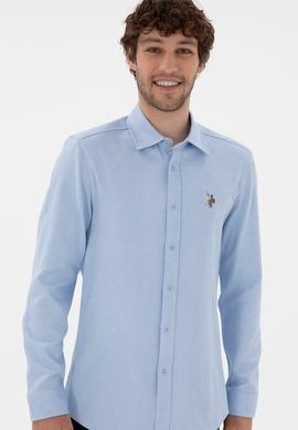 Erkek Açık Mavi Uzun Kollu Gömlek - 50291394005