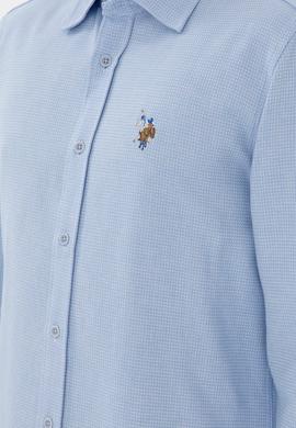 Erkek Açık Mavi Uzun Kollu Gömlek - 50291394005