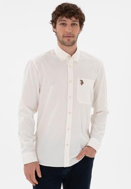 Erkek Krem Uzun Kollu Gömlek - 50291244025