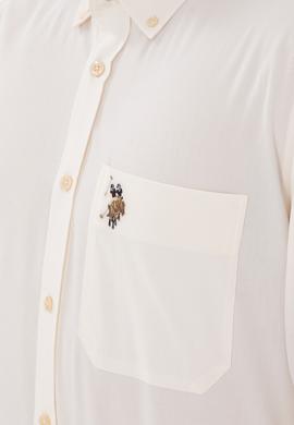 Erkek Krem Uzun Kollu Gömlek - 50291244025