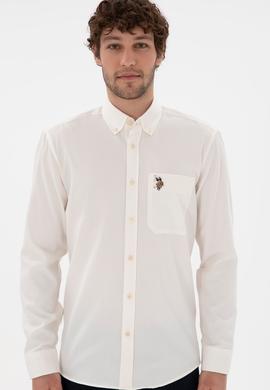 Erkek Krem Uzun Kollu Gömlek - 50291244025
