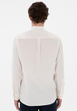 Erkek Krem Uzun Kollu Gömlek - 50291244025