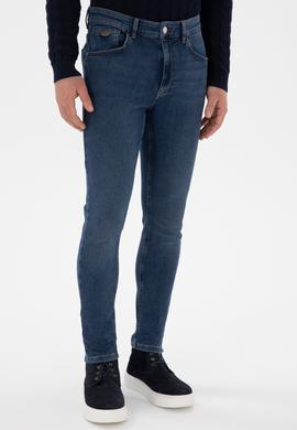 Erkek Koyu Mavi Jean Pantolon - 50290257049