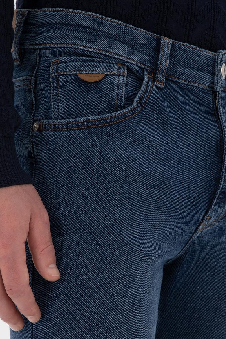 Erkek Koyu Mavi Jean Pantolon - 50290257049