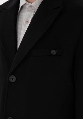 Erkek Siyah Kaşe Kaban - 50292992016