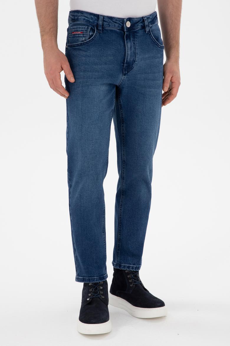 Erkek Koyu Mavi Jean Pantolon - 50290262035
