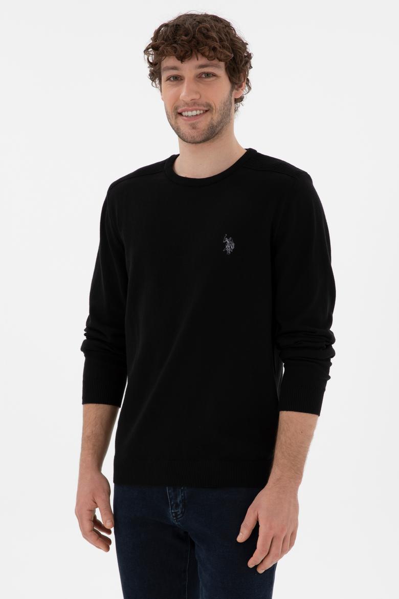 Erkek Siyah Basic Kazak