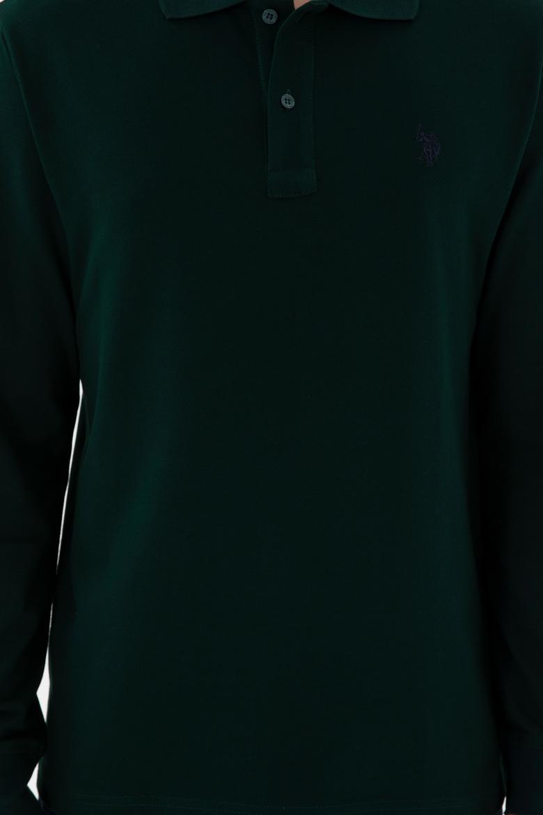 Erkek Koyu Yeşil Basic Sweatshirt - 50289051097